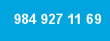 984 927 11 69 984 927 11 69